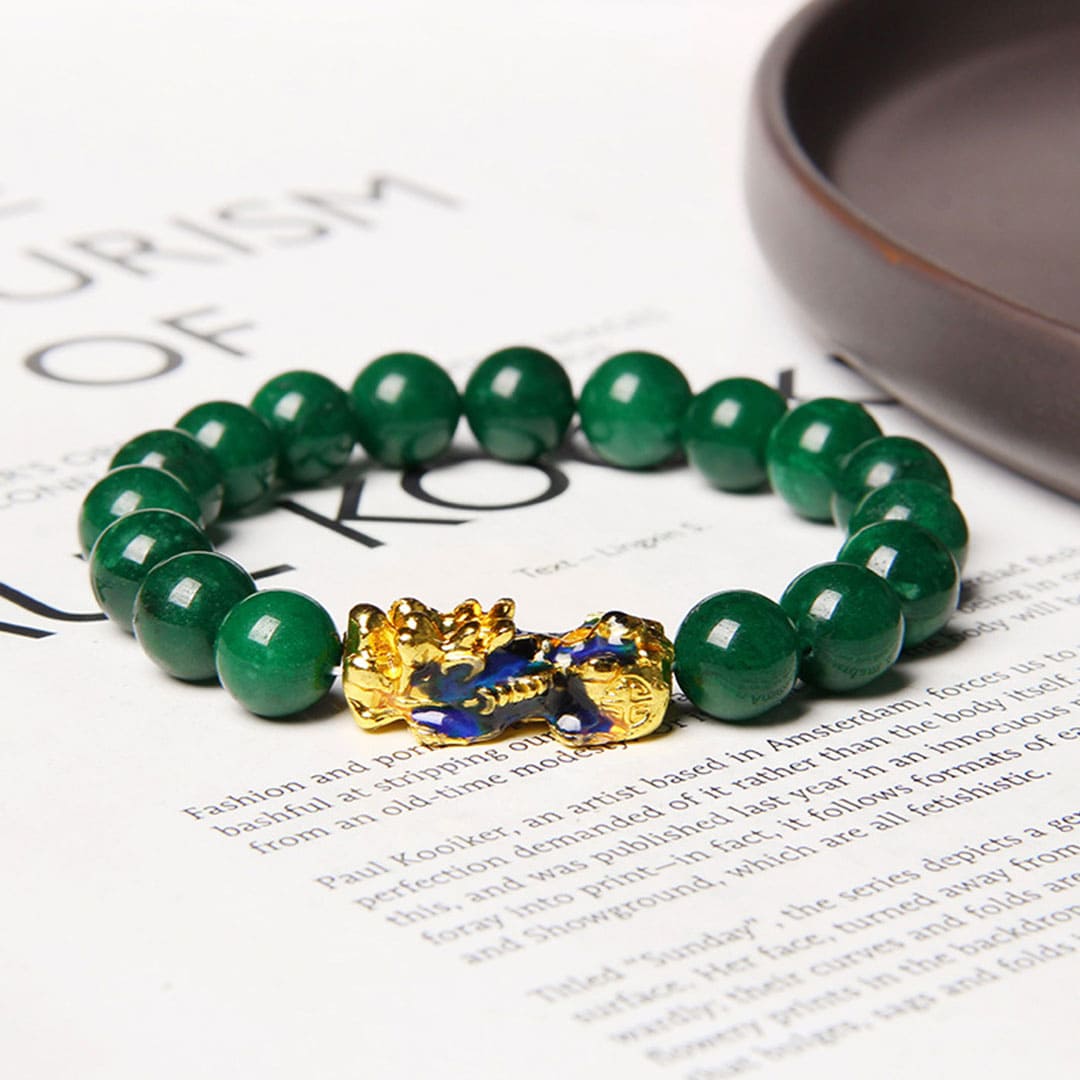 Jade Pixiu Abundance Protection Bracelet